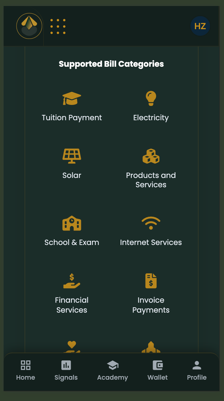 Handheld Mobile Utility & Wallet Experience